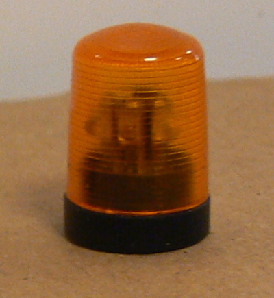 
                     MAJÁK 7LED  oranžový typ D s integrovaným spínačem